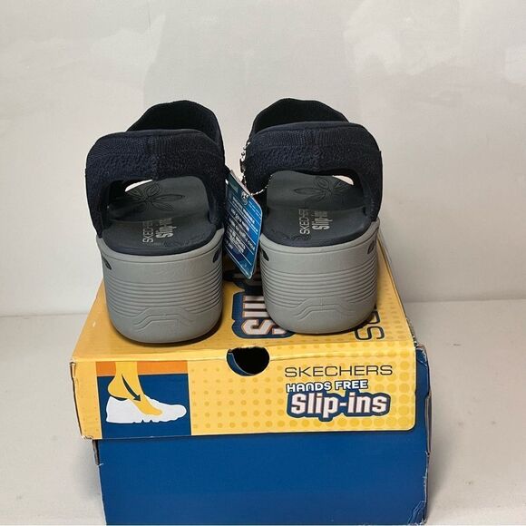 Skechers Slip-ins Adoration Pier Lite Knit Wedges - Picture 6 of 7